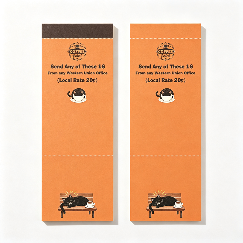 Coffee Tasting Cat Memo Pad