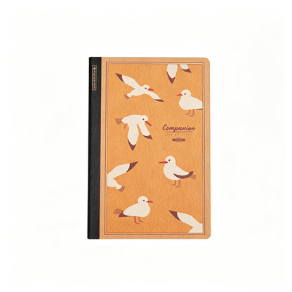 Companion Fox & Seagull A5 Grid Notebook