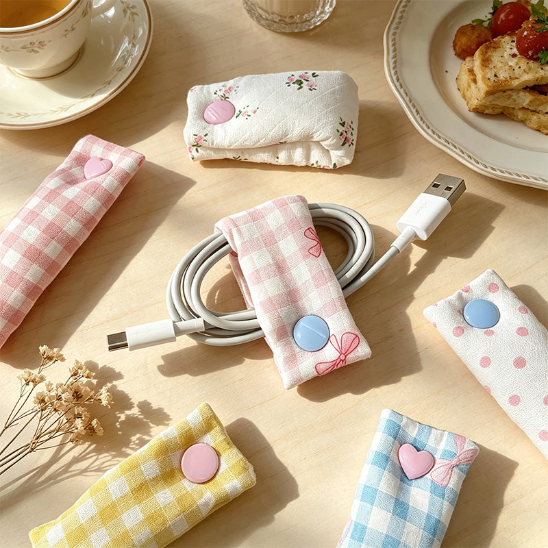 Floral Fabric Key Fob Strap