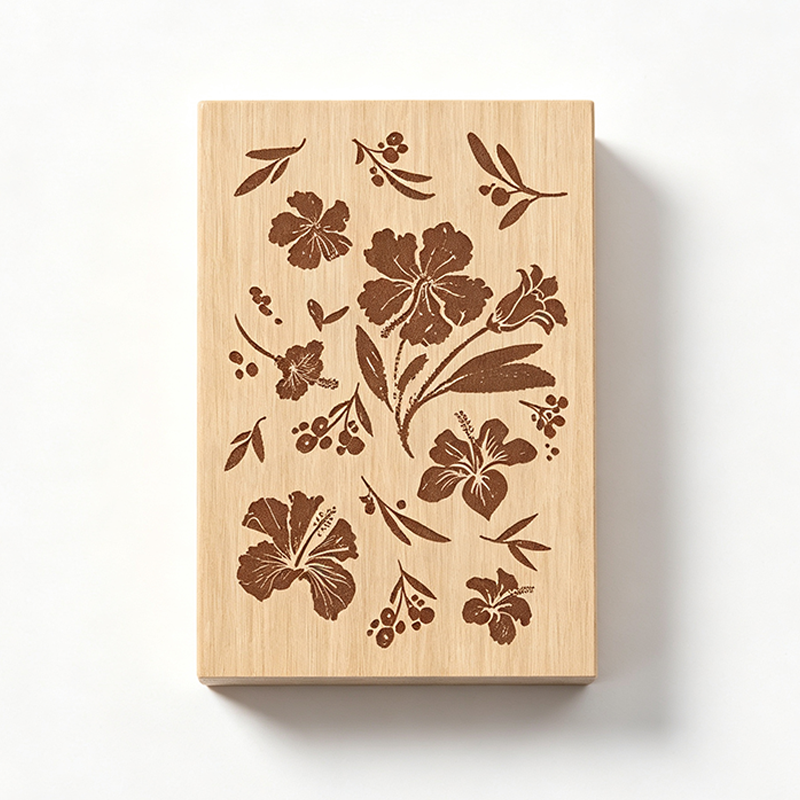 Forest Botanical Wooden Stamps