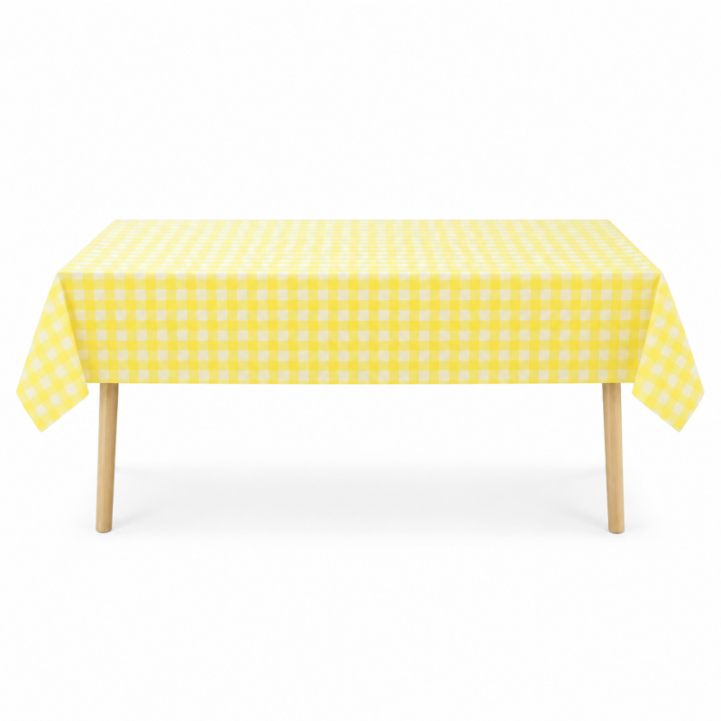Gingham Rectangular Party Tablecloth