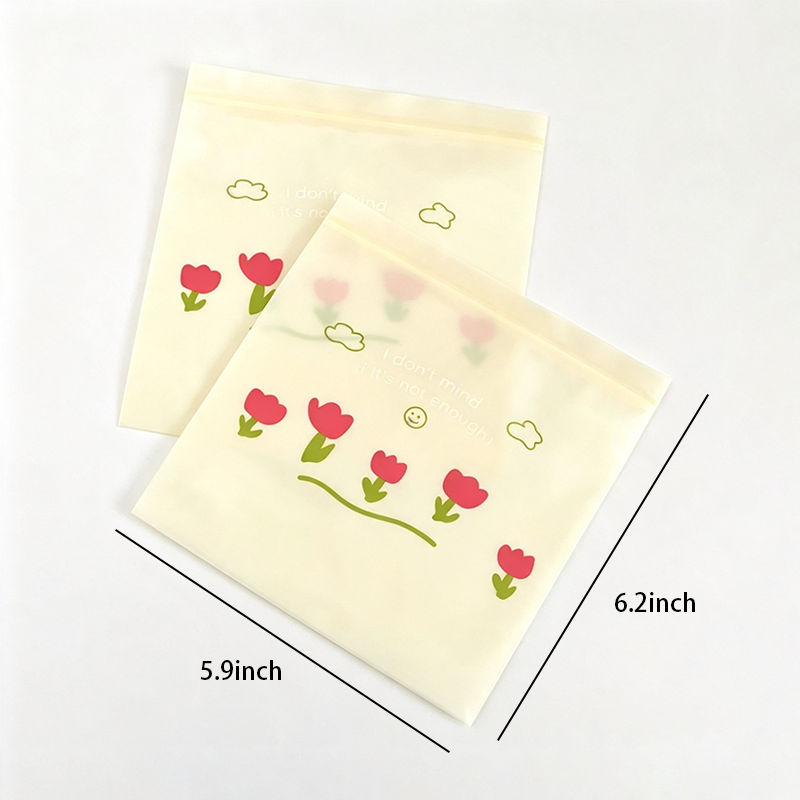 Tulip Smile Zip Treat Bags