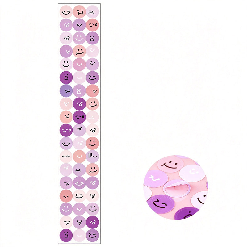 Emoticon Ball PET Stickers