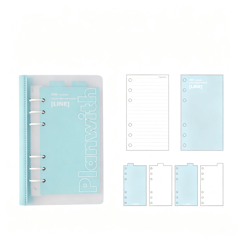 Pastel B5 Refillable Binder Notebook