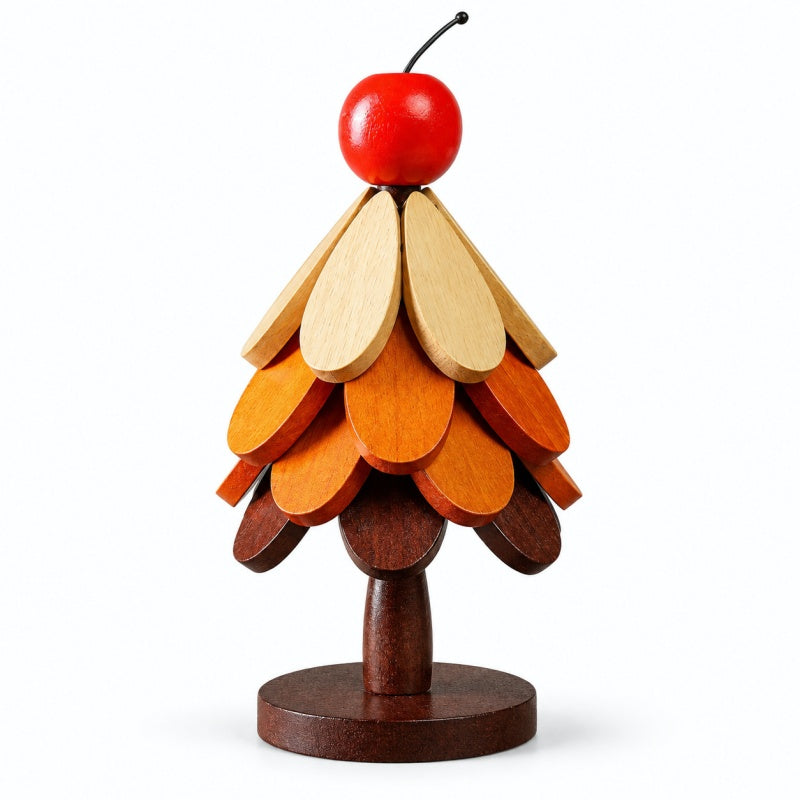 Large Christmas Tree Shaped Wooden Hot Pad Set