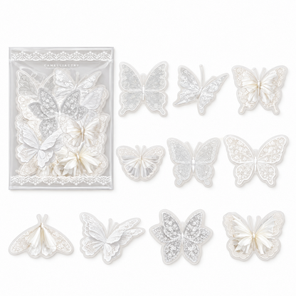 Blossom Silver-Foil PET Sticker Pack