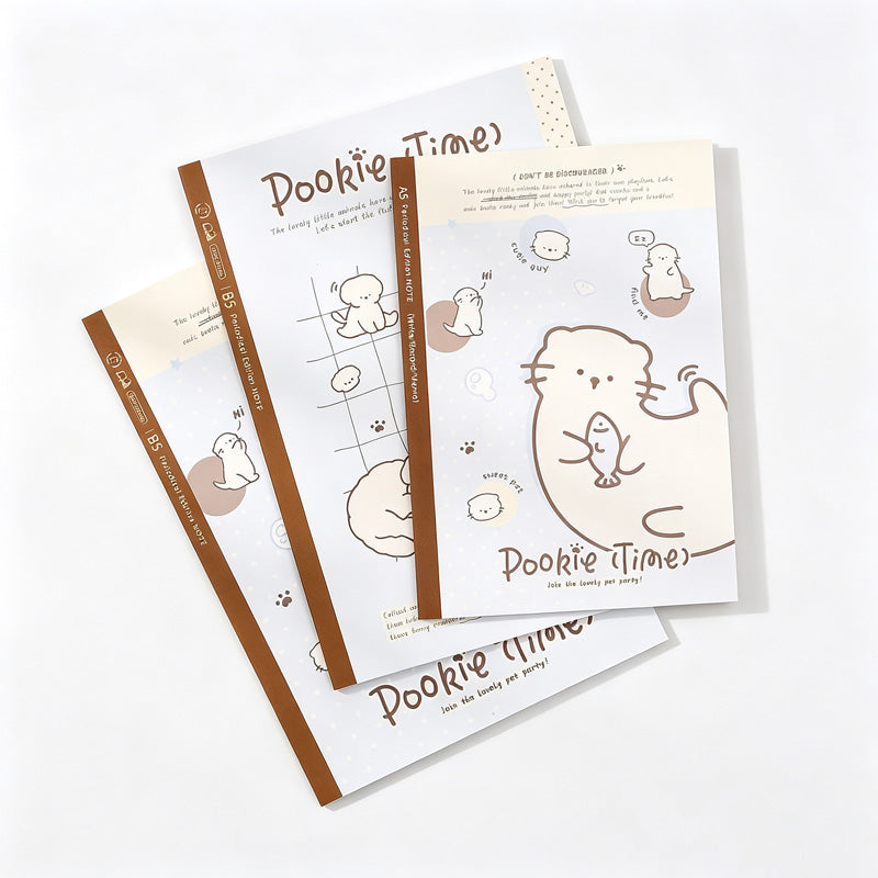 Pookie Times Cute Cat Notebook Set