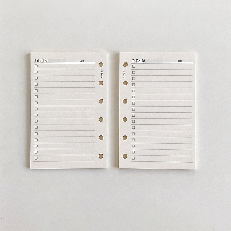A7 Refillable Planner Inserts