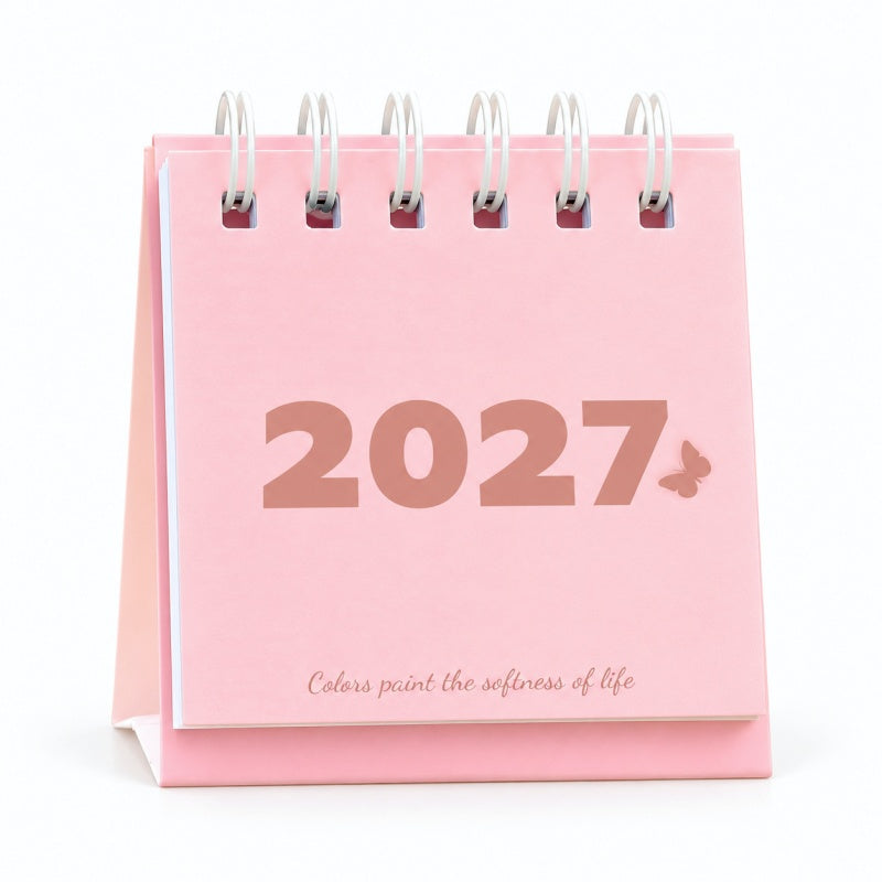 Minimalist Stand-Up Desk Calendar