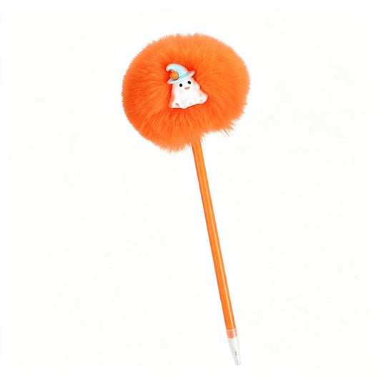 Halloween Lollipop Plush Topper Gel Pen