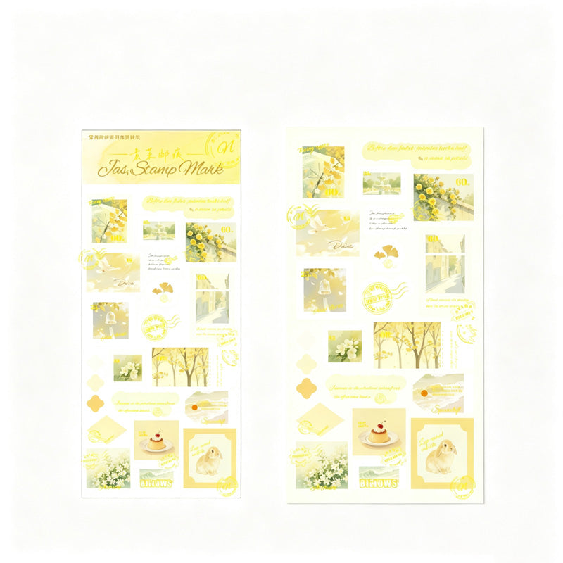 Fog City Postage Stamp Stickers