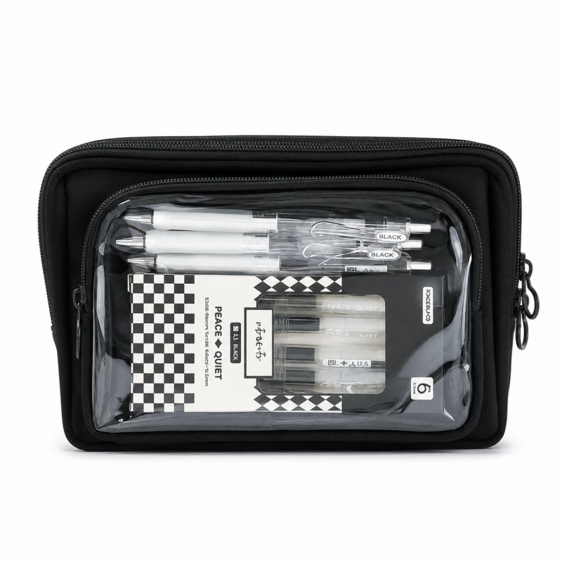 Large Capacity Standing Pencil Case Pencil Set