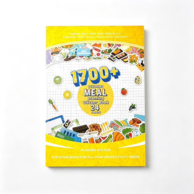 Aesthetic Planner Sticker Book – 24 Sheets, 1700+ Stickers