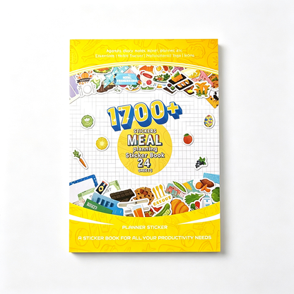 Aesthetic Planner Sticker Book – 24 Sheets, 1700+ Stickers