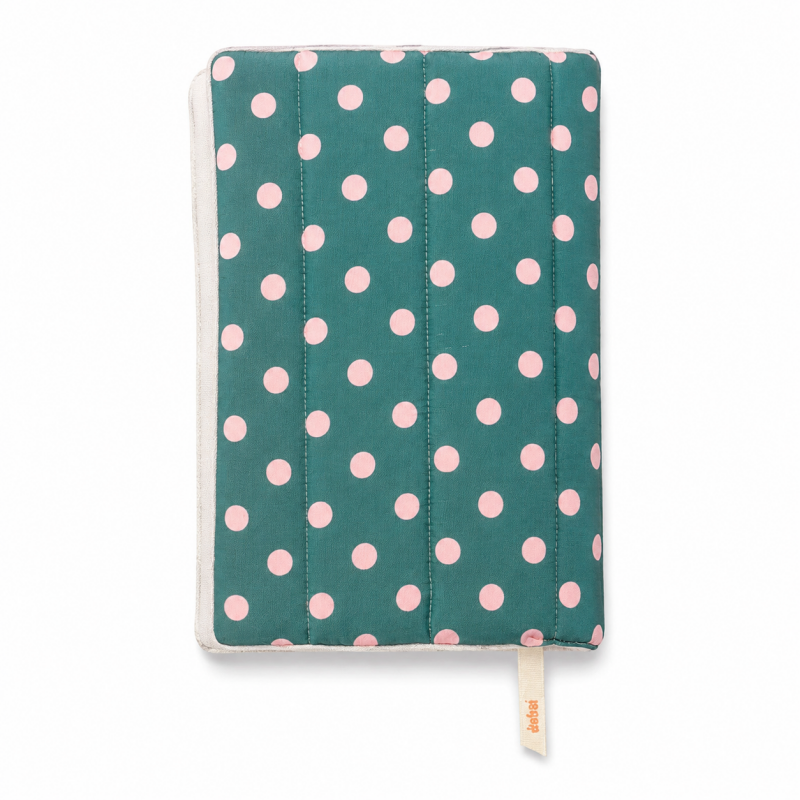 Polka Dot Fabric Notebook Cover