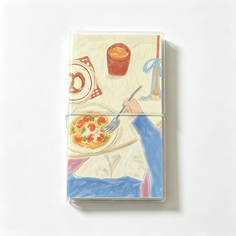 Vintage Watercolor A6 Slim Journal Notebook