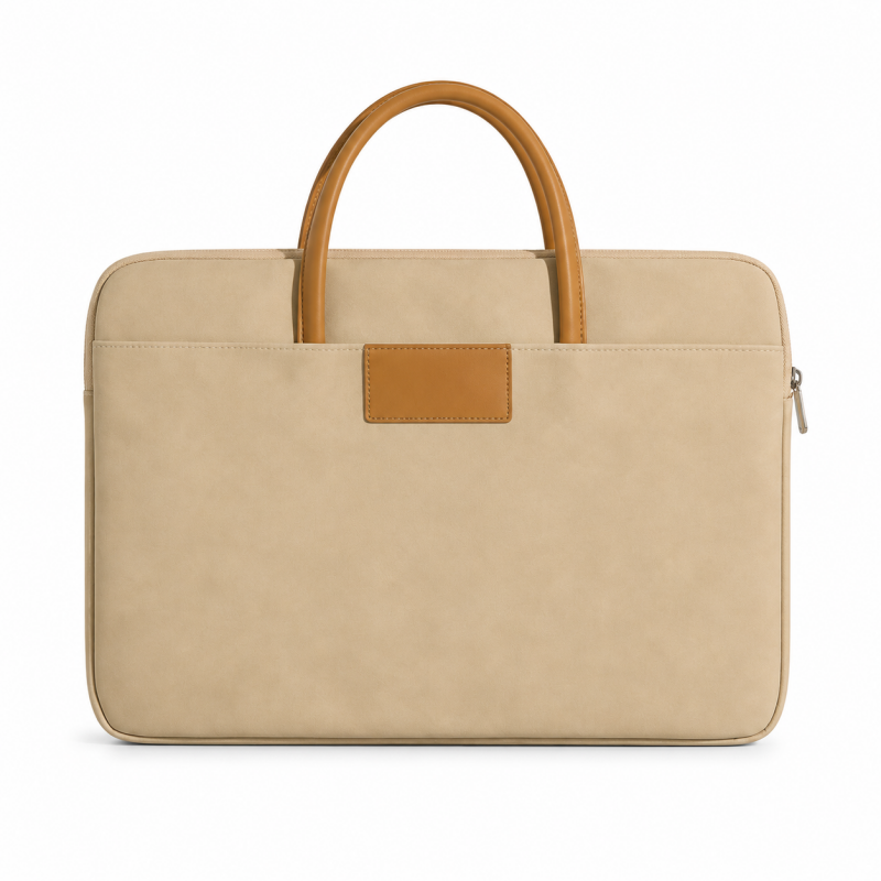 Faux PU Handheld Business Laptop Briefcase