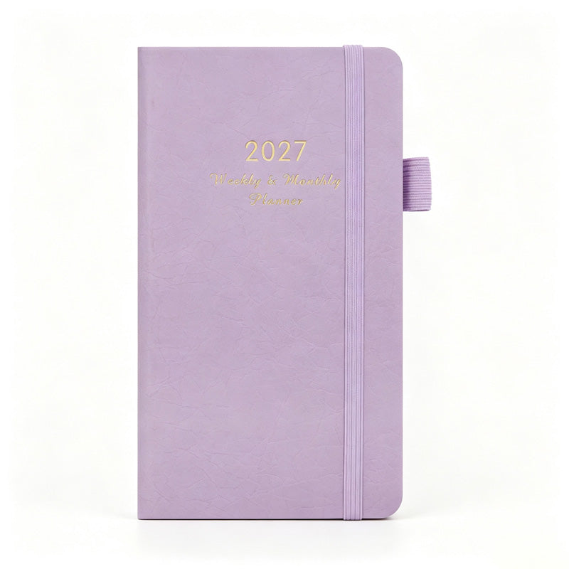 2027 Weekly & Monthly Planner – Compact Hardcover Agenda