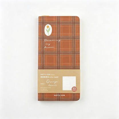British Plaid Slim Weekly Planner Notebook