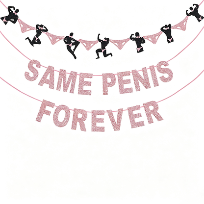 Bride to Be Glitter Banner Set with Diamond and Tulle Tassels