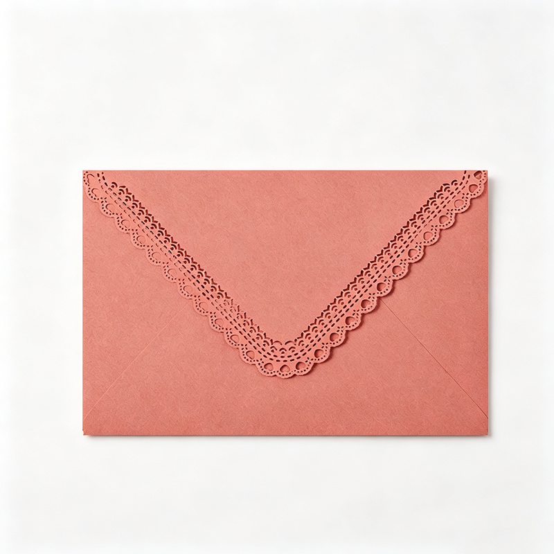 Lace Trim Color Envelopes