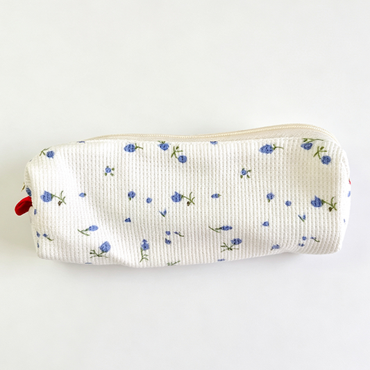 Floral Bunny Fabric Pencil Case