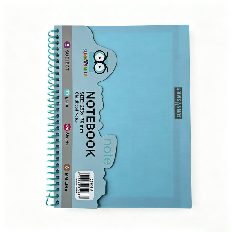 Color Divider Spiral Notebook