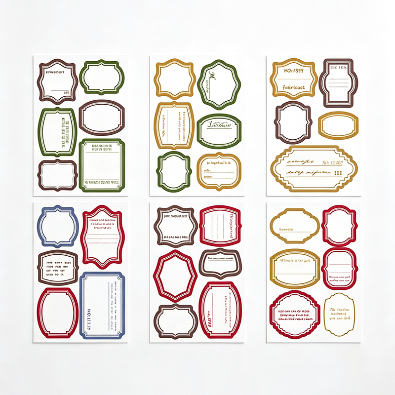 Elegant Frame Label Stickers
