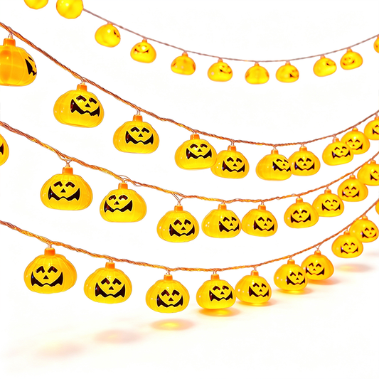 Double Sided Pumpkin String Light