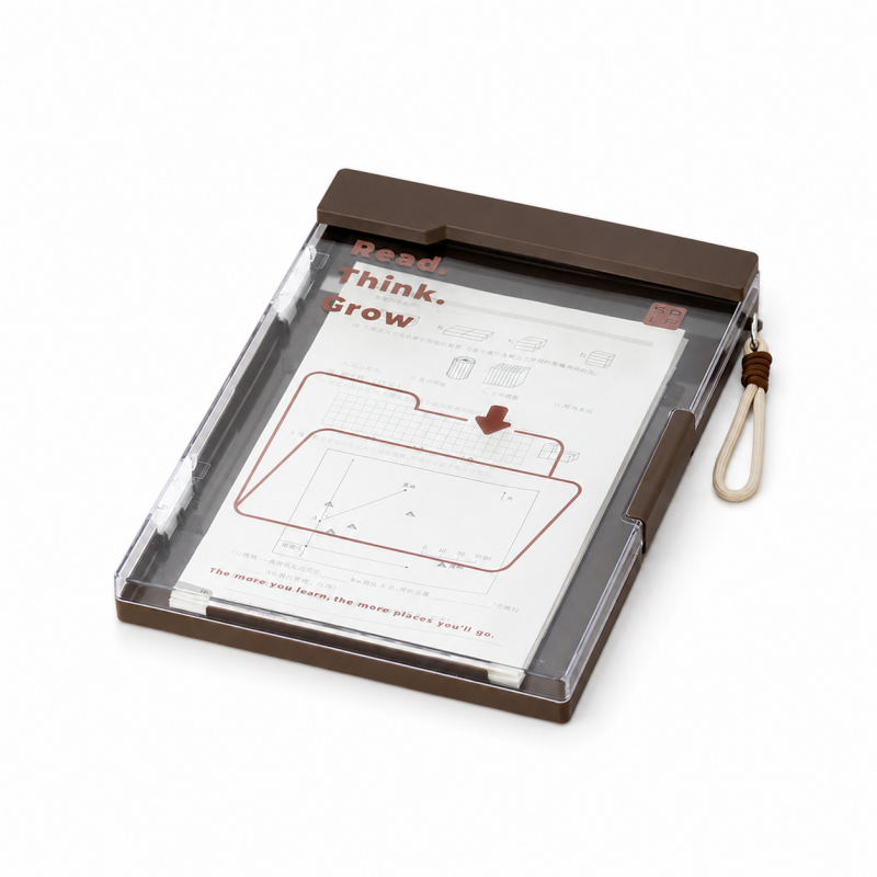 A4 Transparent Dual Clip Organizer