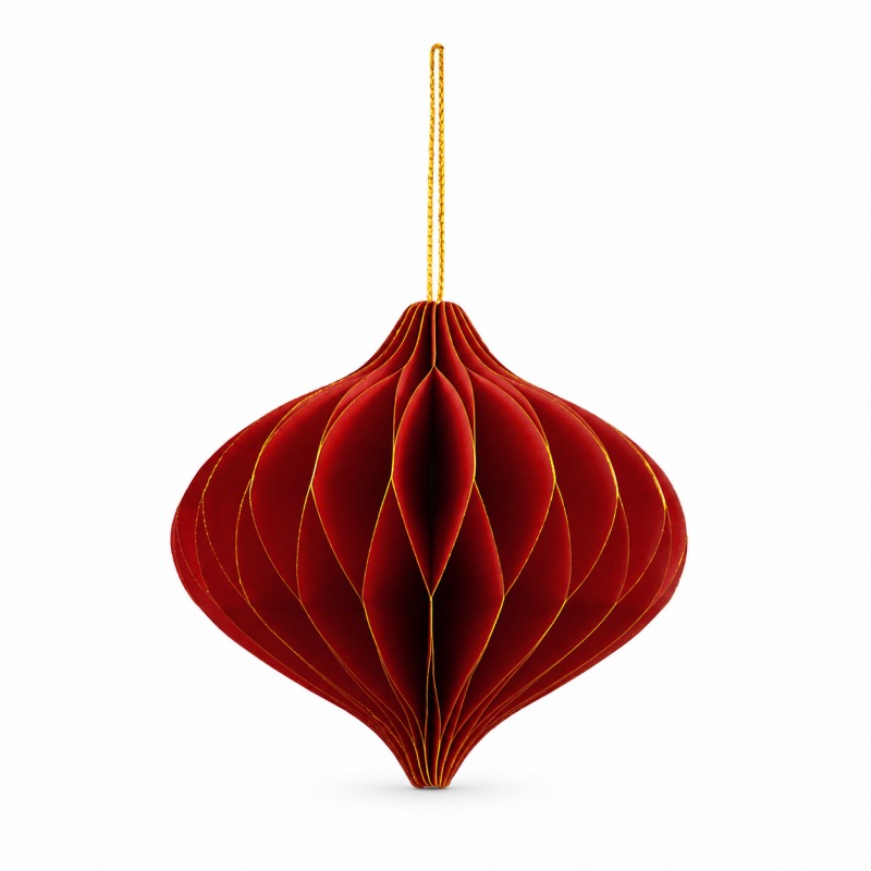 10 Honeycomb Christmas Ornament Collection