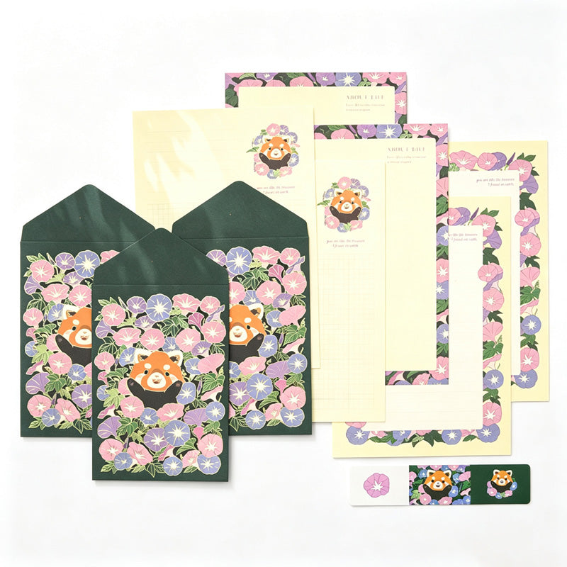 Floral Letter Paper Envelope Set