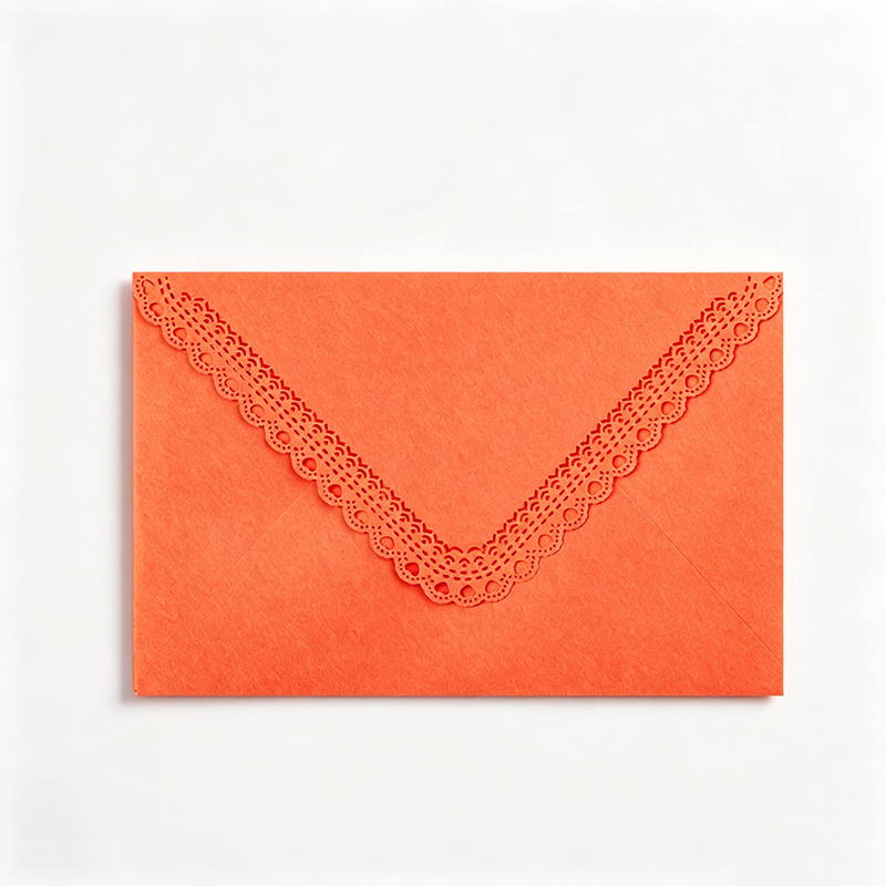 Lace Trim Color Envelopes
