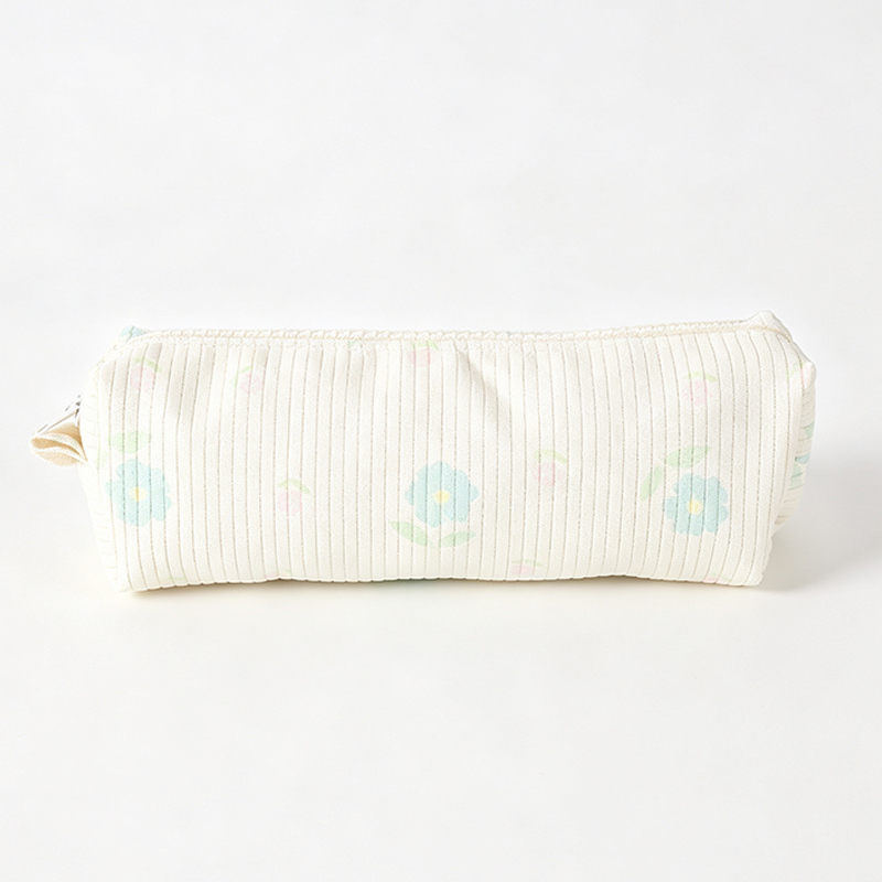 Floral Bunny Fabric Pencil Case