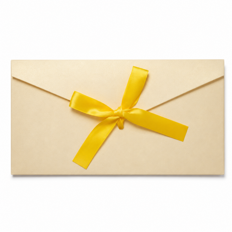 Ribbon Tie Long Envelope Set