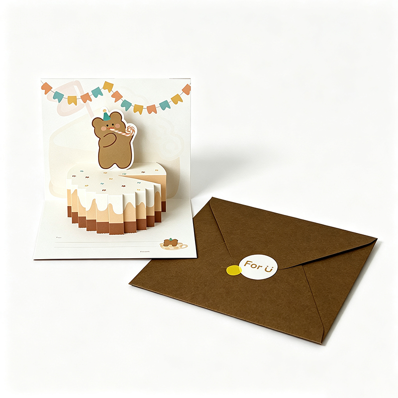 Sweet Wishes Pop Up Birthday Card