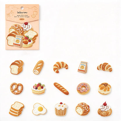 Warm Little Things Sticker Pack - Printed Embroidery Effect
