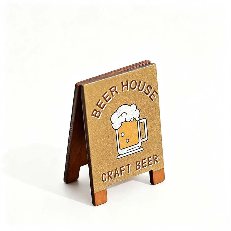5 Cafe Sign Wooden Display Clip