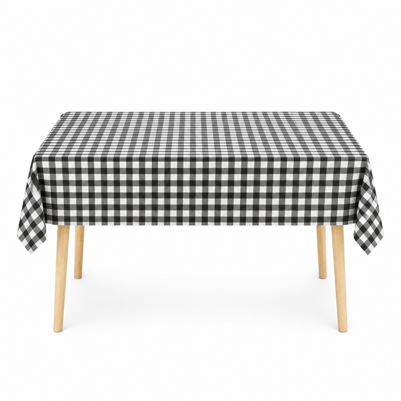 Gingham Rectangular Party Tablecloth