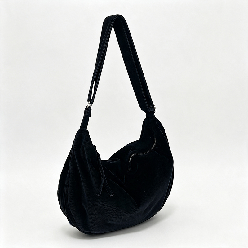 Soft Crescent Shoulder Bag