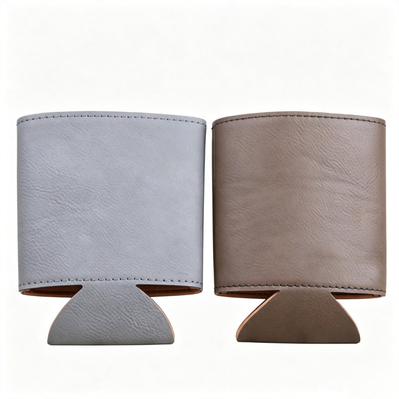 Snap Wrap Leather Cup Sleeve