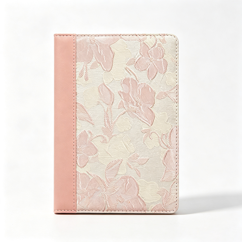 Flower Garden Fabric Notebook