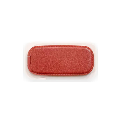 Leather-Texture Flip Mirror Phone Stand