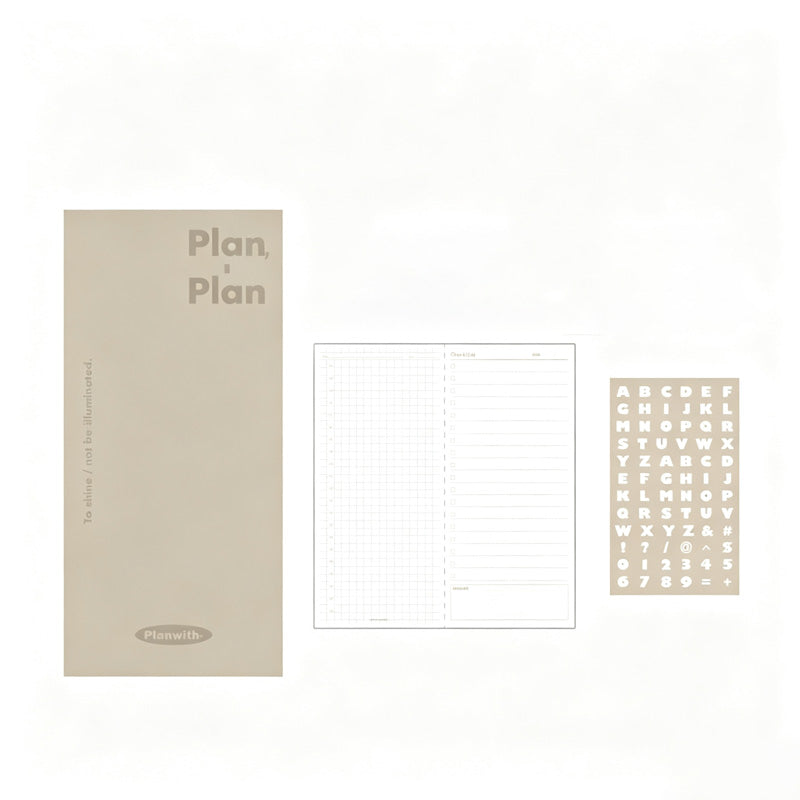 Plan Plan Slim To Do Notebook