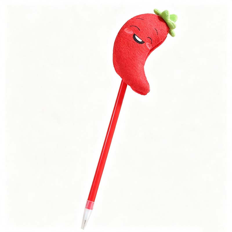 Vegetable Plush Topper Gel Pen