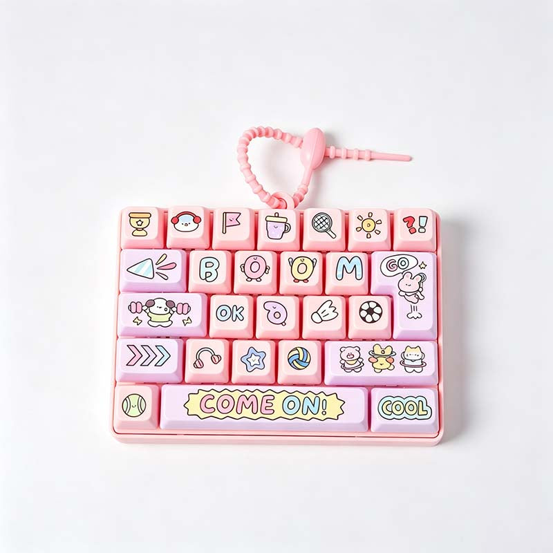 Animal Diary 26 Key Fidget Keychain