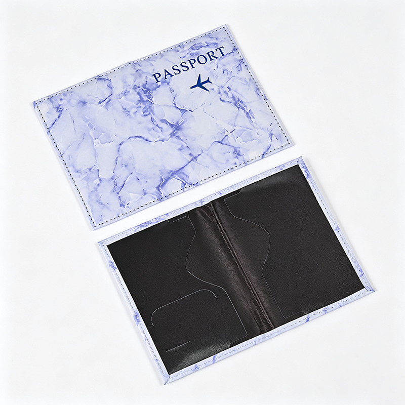 Marble Print Passport Holder
