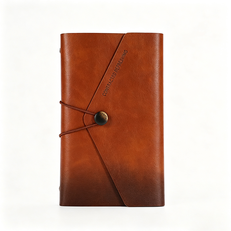 Retro Faux Leather Strap Journal