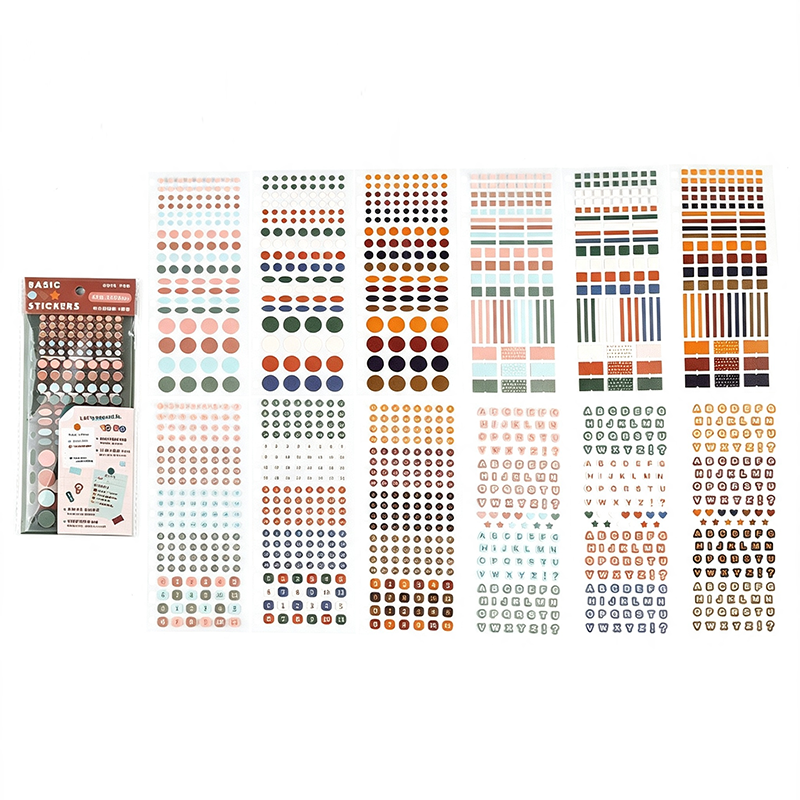 Mood Palette Functional Sticker Set Sticker Sheet