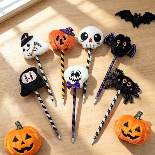 Halloween Plush Topper Gel Pen